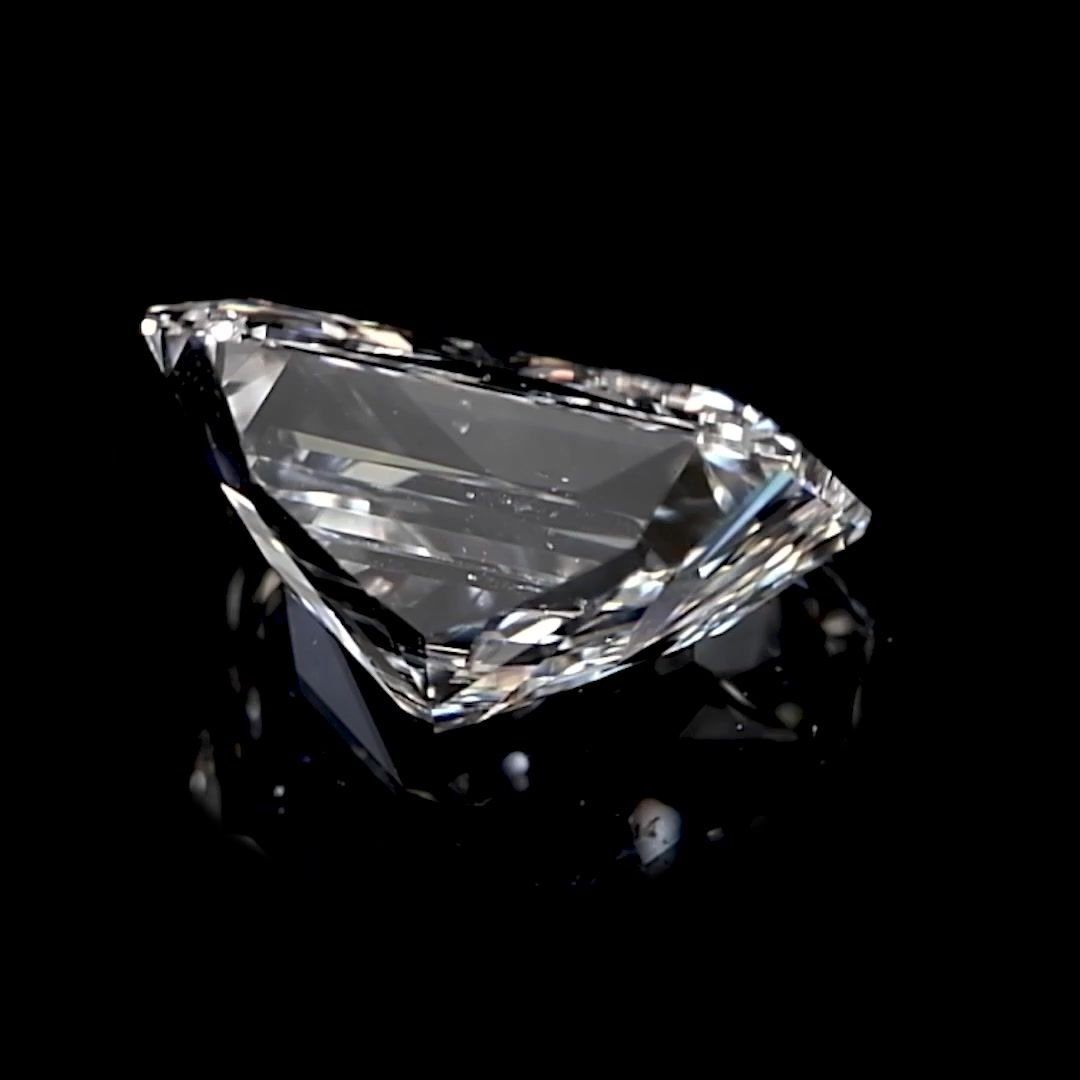 3.73ct I SI2 Rare Carat Ideal Cut Radiant Diamond