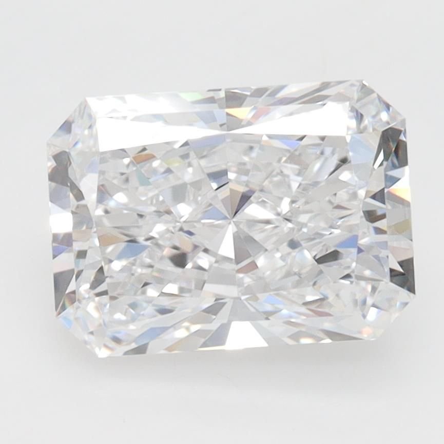 2.68ct D VVS2 Rare Carat Ideal Cut Radiant Lab Grown Diamond