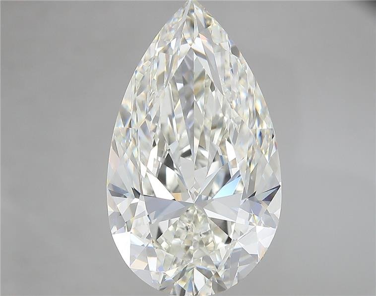 7.02ct H VVS2 Rare Carat Ideal Cut Pear Diamond