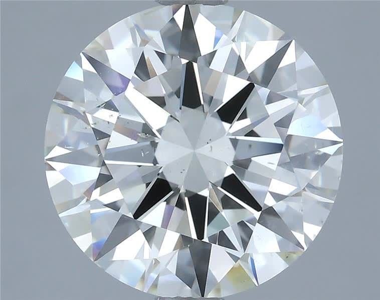 3.50ct J SI1 Rare Carat Ideal Cut Round Diamond