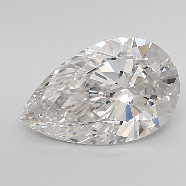 3.02ct G VS1 Rare Carat Ideal Cut Pear Lab Grown Diamond