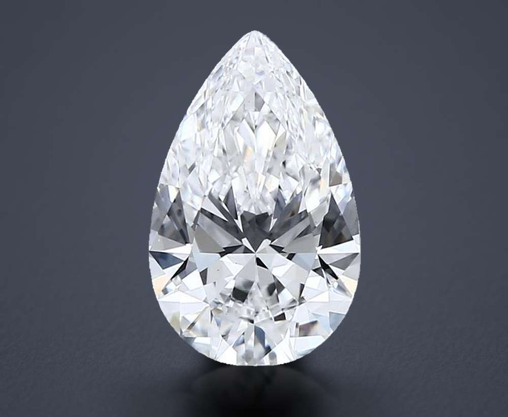 1.55 Carat Pear Lab Diamond