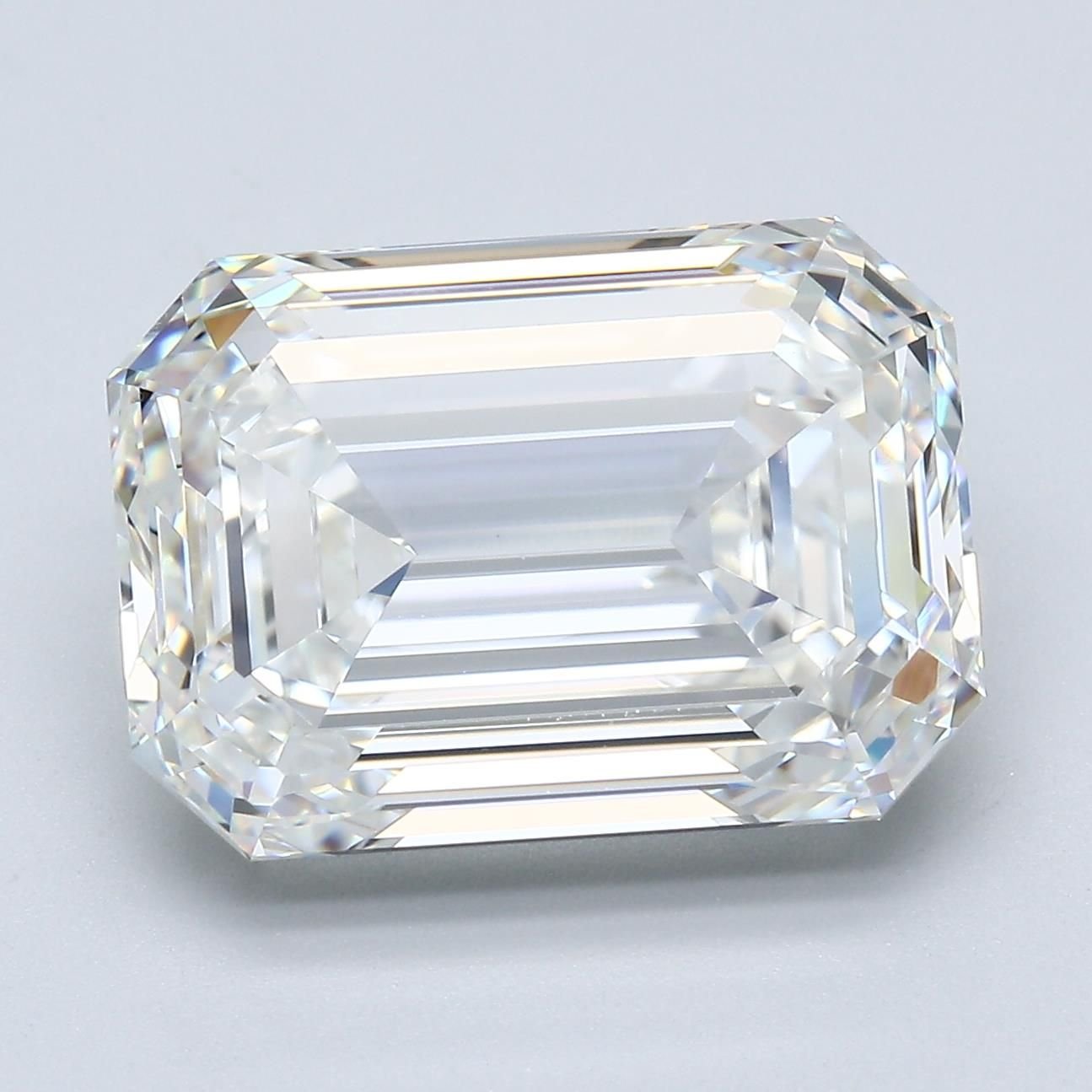 10.01ct G VS1 Rare Carat Ideal Cut Emerald Diamond