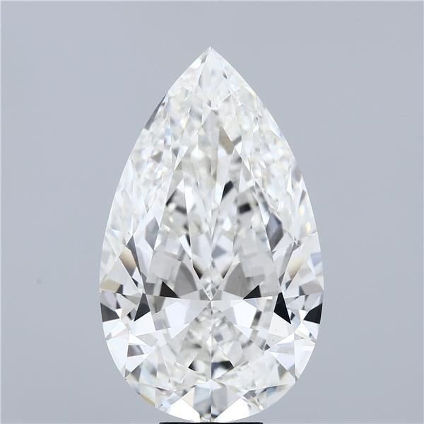 13.11ct F VS1 Rare Carat Ideal Cut Pear Lab Grown Diamond