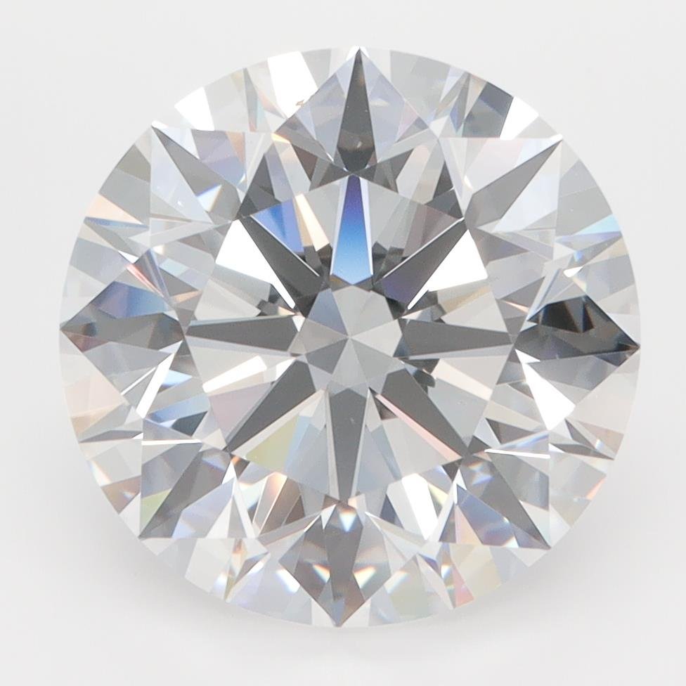 5.58ct E VVS1 Rare Carat Ideal Cut Round Lab Grown Diamond