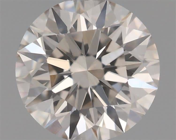 0.71ct K VVS2 Rare Carat Ideal Cut Round Diamond