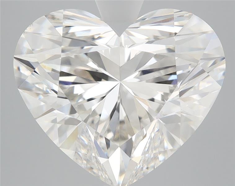 6.31ct F VS1 Rare Carat Ideal Cut Heart Lab Grown Diamond