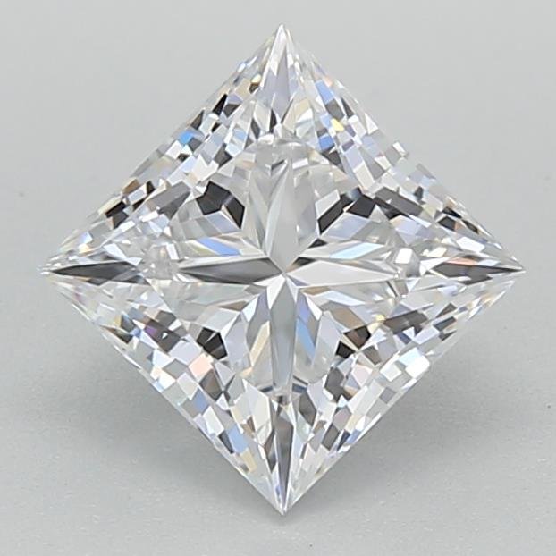 1.19ct D VVS2 Rare Carat Ideal Cut Princess Lab Grown Diamond