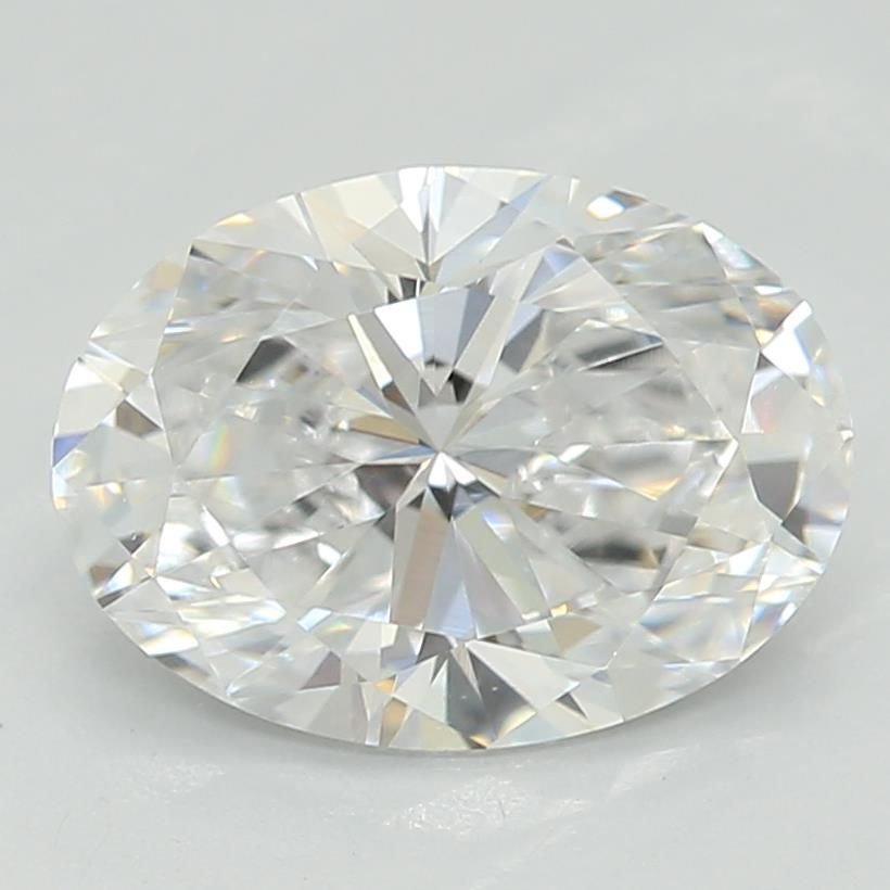 1.07ct D VS1 Rare Carat Ideal Cut Oval Lab Grown Diamond