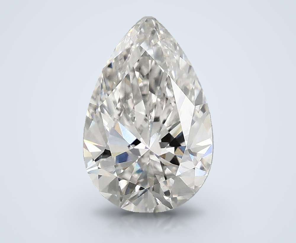 2.00 Carat Pear Lab Diamond