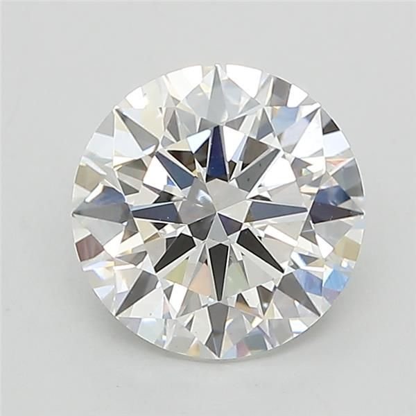 2.01ct D VS2 Excellent Cut Round Lab Grown Diamond