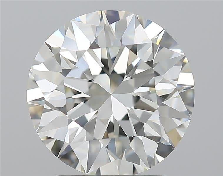 2.37ct H VS1 Rare Carat Ideal Cut Round Diamond