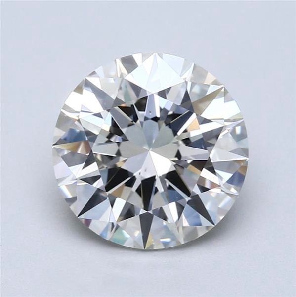 3.03ct J VS2 Rare Carat Ideal Cut Round Diamond