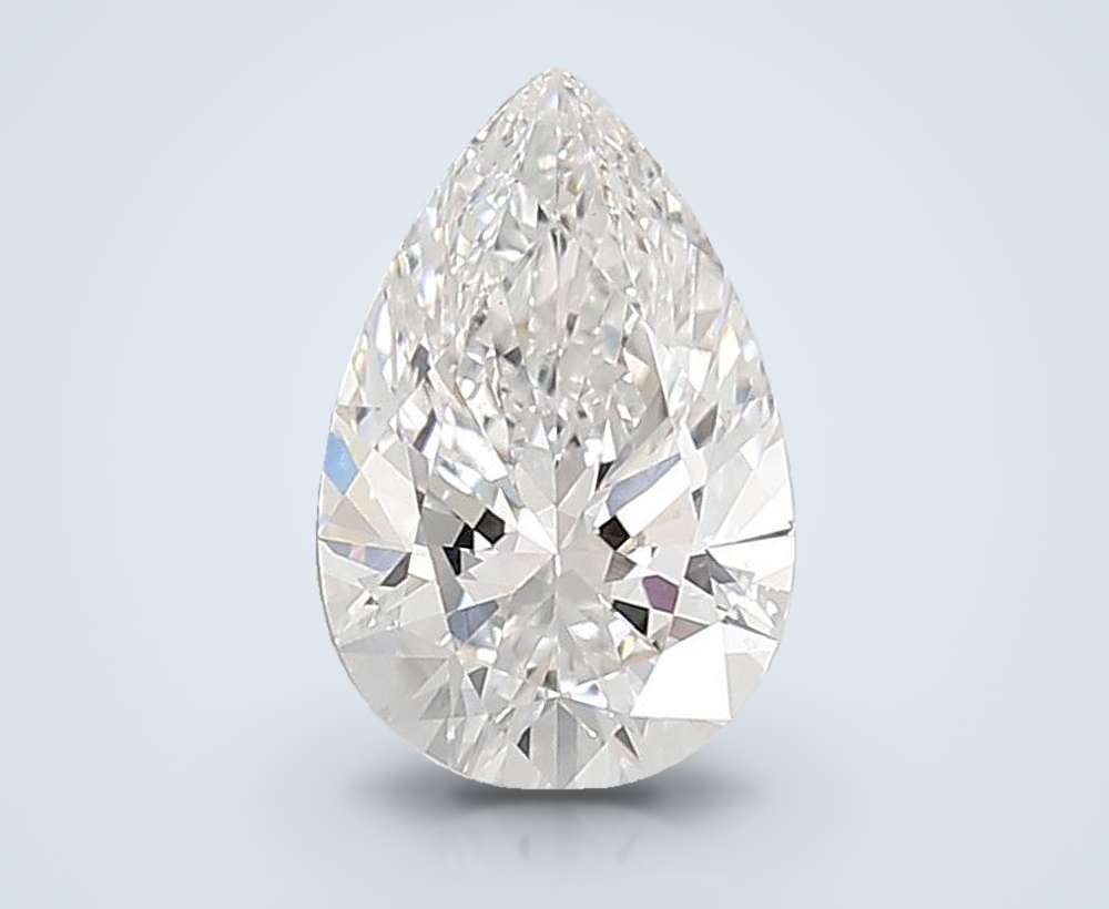 3.00 Carat Pear Lab Diamond