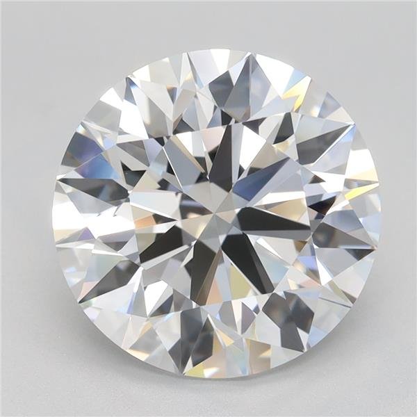 4.34ct D VVS2 Rare Carat Ideal Cut Round Lab Grown Diamond