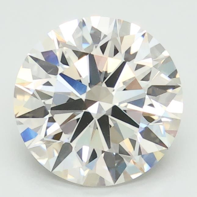 2.52ct G VVS2 Rare Carat Ideal Cut Round Lab Grown Diamond