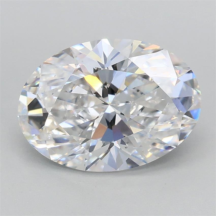 2.09ct D VS2 Rare Carat Ideal Cut Oval Lab Grown Diamond