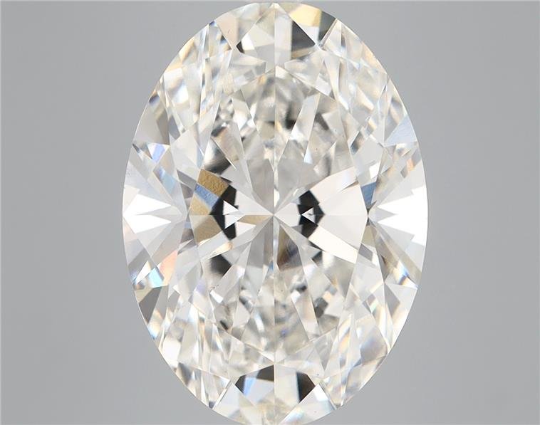 7.42ct H VS1 Rare Carat Ideal Cut Oval Lab Grown Diamond