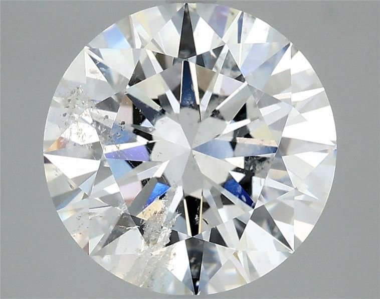 4.01ct F SI2 Excellent Cut Round Diamond