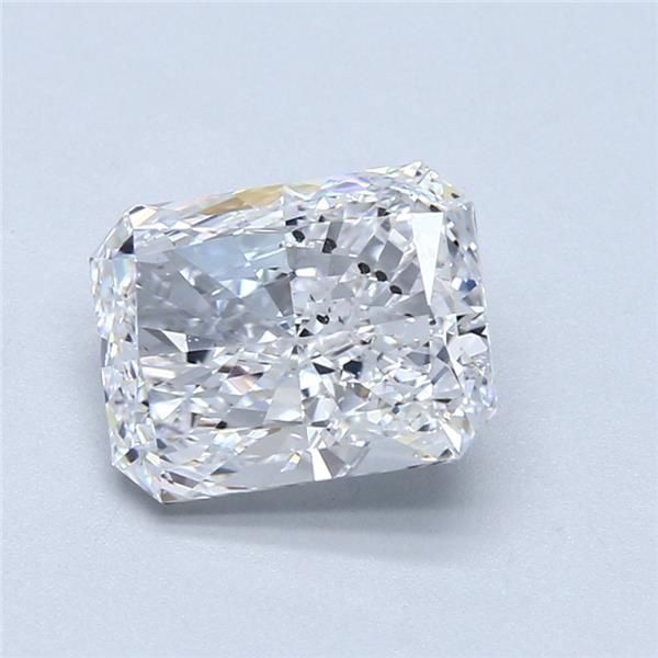 2.50ct D SI1 Rare Carat Ideal Cut Radiant Diamond