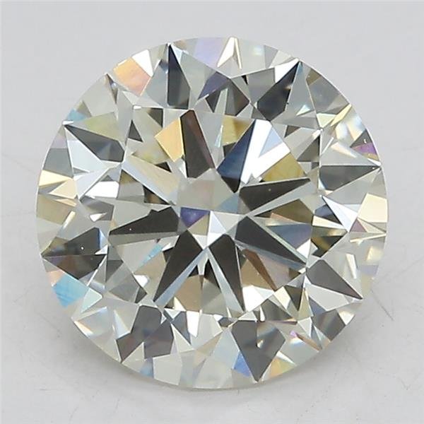 3.00ct J VVS2 Excellent Cut Round Lab Grown Diamond
