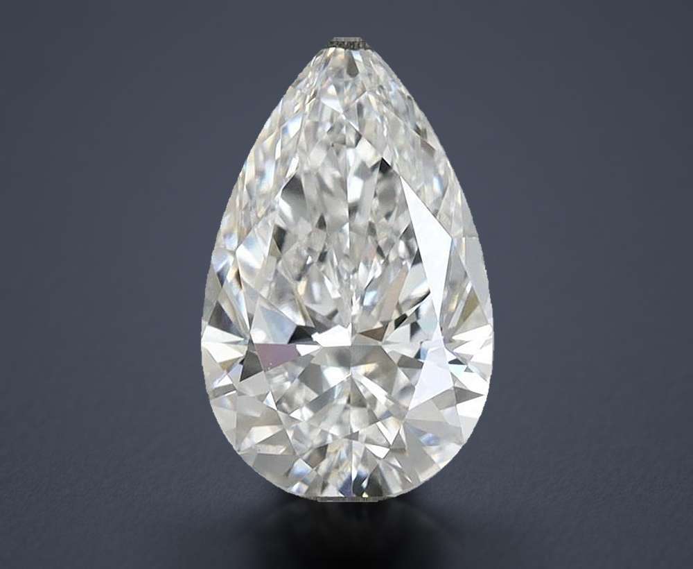 2.00 Carat Pear Lab Diamond