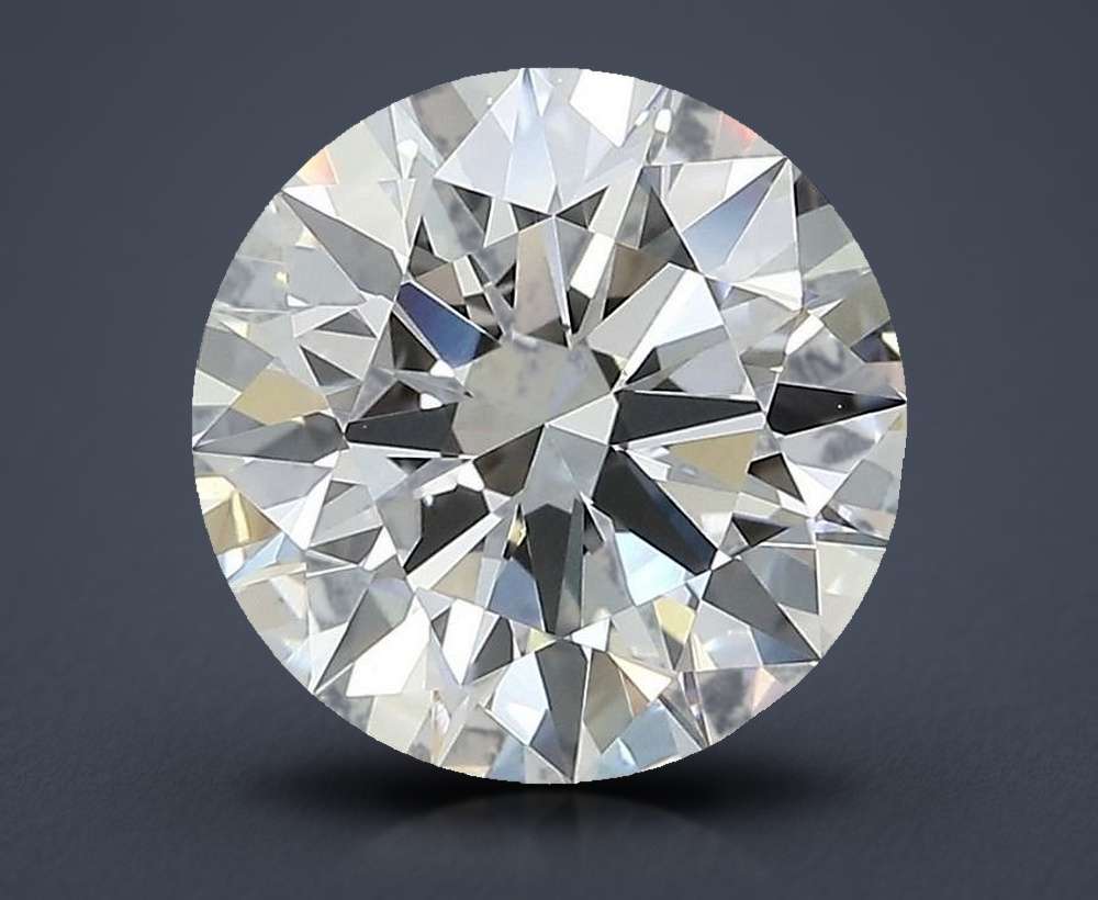 3.42 Carat Round Lab Diamond