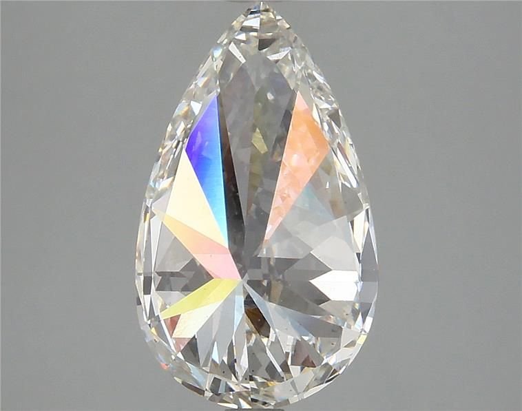 2.89ct H SI1 Rare Carat Ideal Cut Pear Lab Grown Diamond