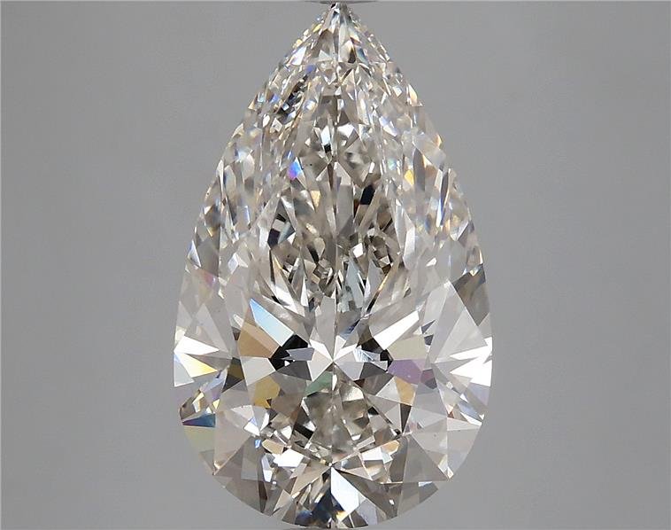 5.01ct I VS1 Rare Carat Ideal Cut Pear Lab Grown Diamond