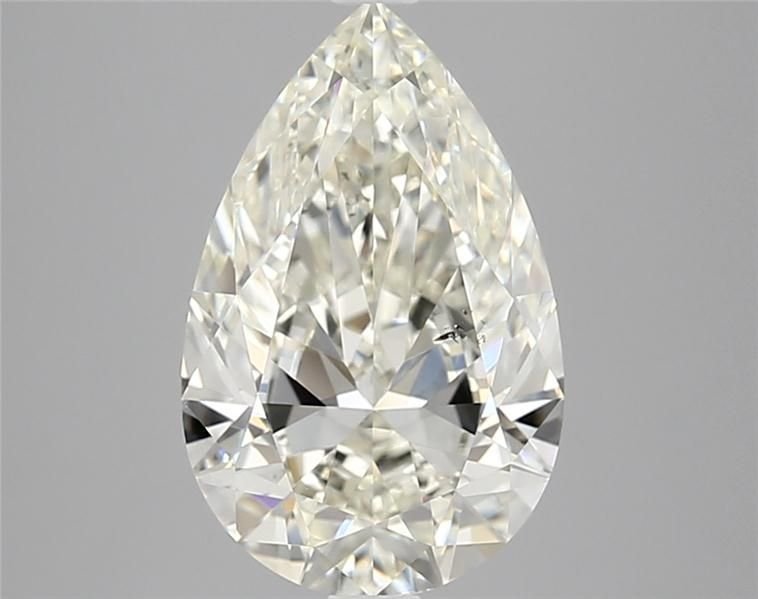 3.03ct J SI1 Rare Carat Ideal Cut Pear Diamond