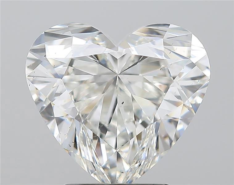 3.12ct H VS2 Rare Carat Ideal Cut Heart Diamond