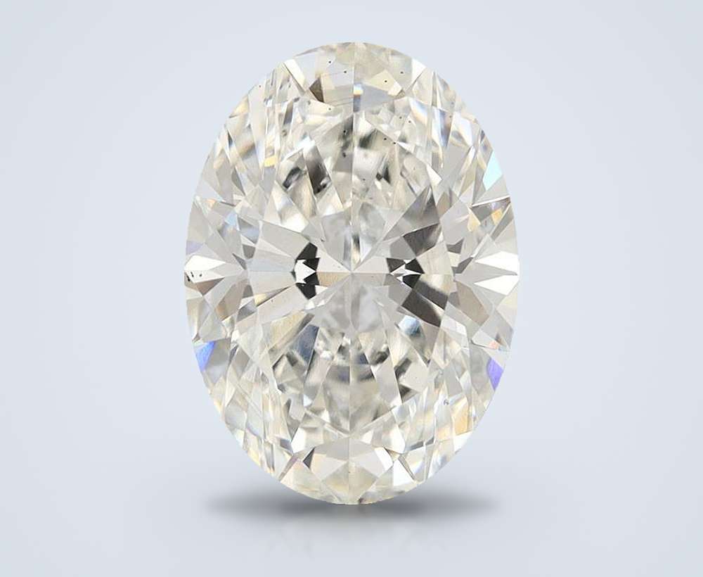3.74 Carat Oval Lab Diamond