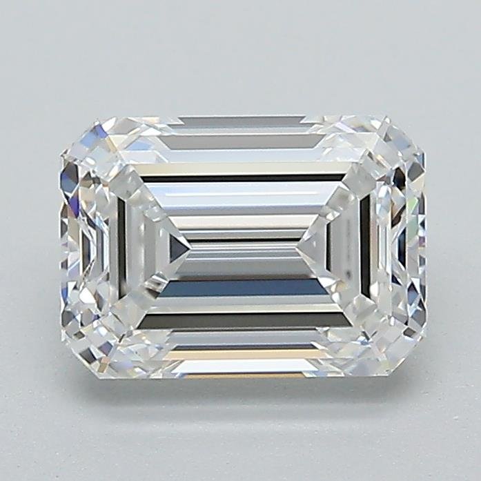 1.50ct D VS1 Excellent Cut Emerald Lab Grown Diamond