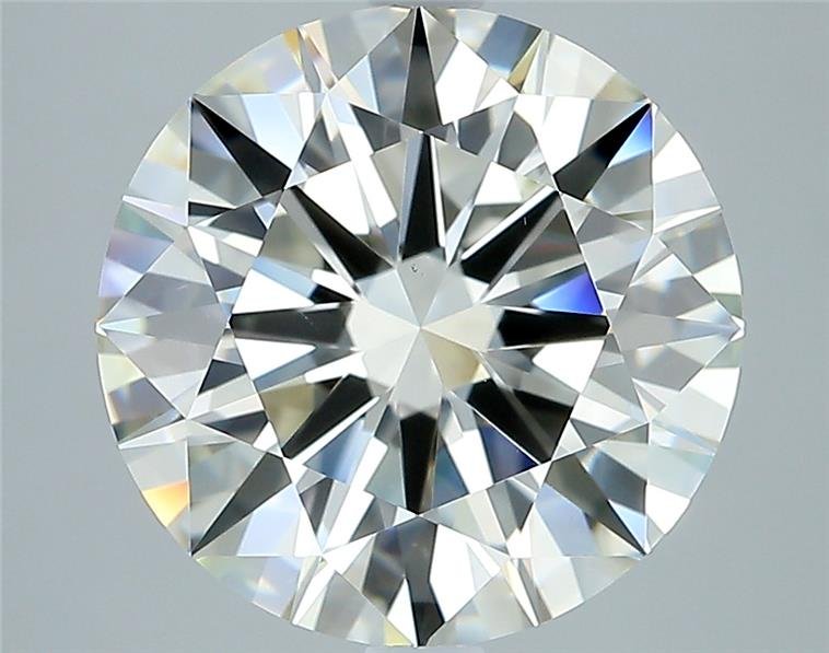 4.53ct K VS1 Rare Carat Ideal Cut Round Diamond