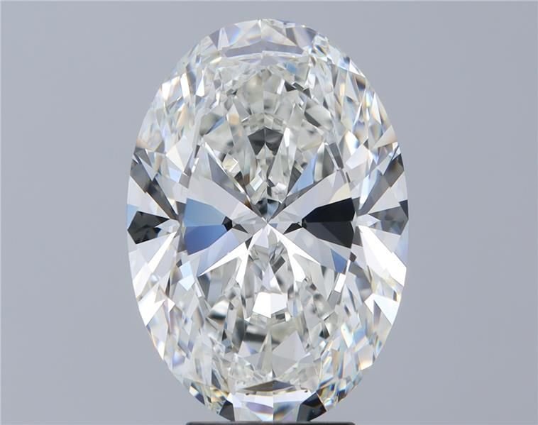 5.28ct H VS1 Rare Carat Ideal Cut Oval Diamond