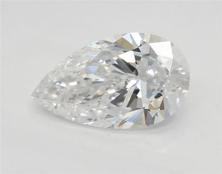 1.01ct D SI1 Rare Carat Ideal Cut Pear Lab Grown Diamond