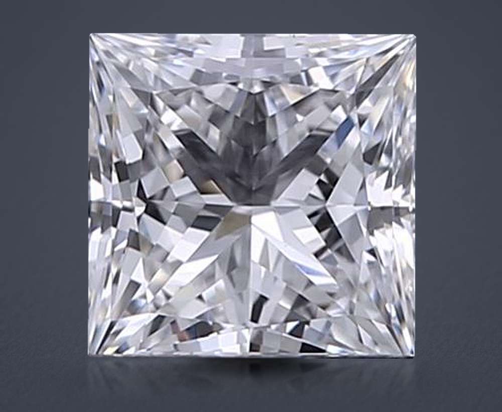 0.53 Carat Princess Lab Diamond