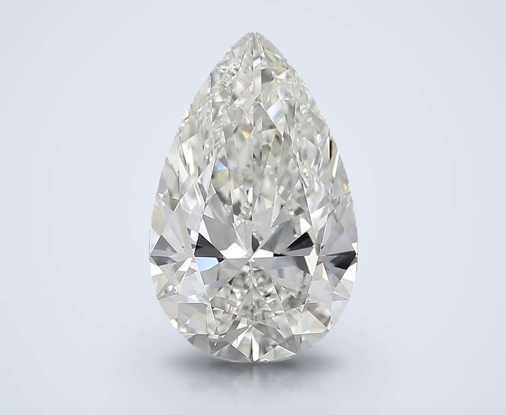 4.01 Carat Pear Natural Diamond