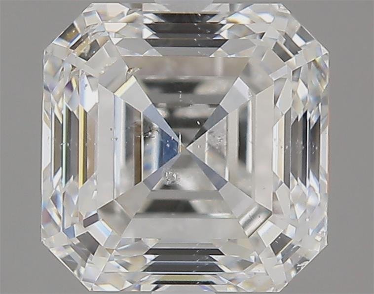 2.50ct F SI2 Rare Carat Ideal Cut Asscher Diamond