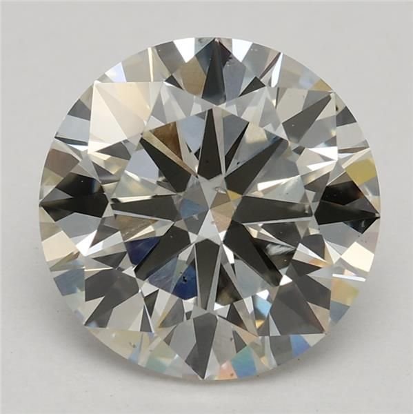 2.41ct K VS2 Rare Carat Ideal Cut Round Lab Grown Diamond