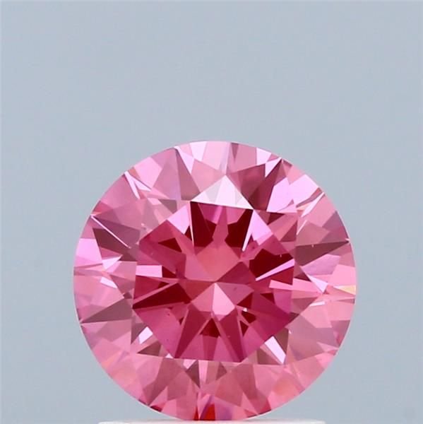 1.50 Ct. Fancy Vivid Pink Round Lab Diamond