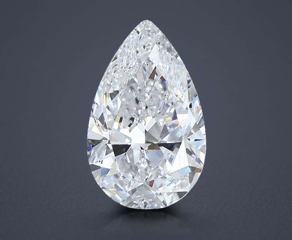 5.02 Carat Pear Natural Diamond
