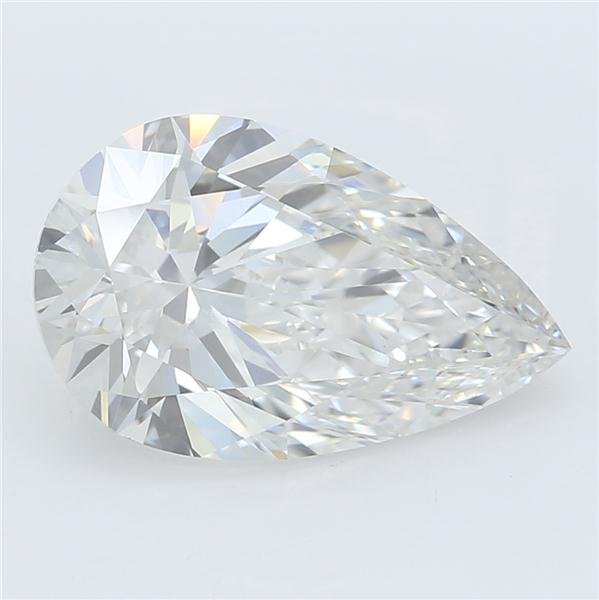 1.70ct F VVS2 Rare Carat Ideal Cut Pear Lab Grown Diamond