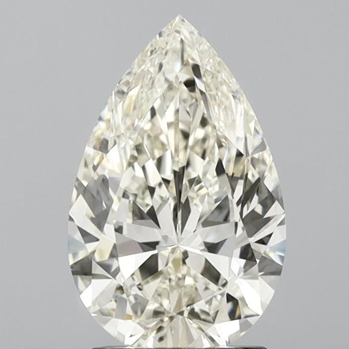 2.07ct J IF Rare Carat Ideal Cut Pear Diamond