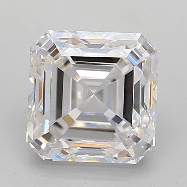 2.04ct D VS2 Rare Carat Ideal Cut Asscher Lab Grown Diamond