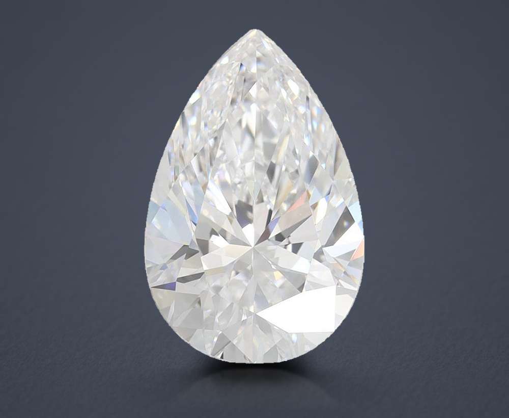 3.40 Carat Pear Lab Diamond
