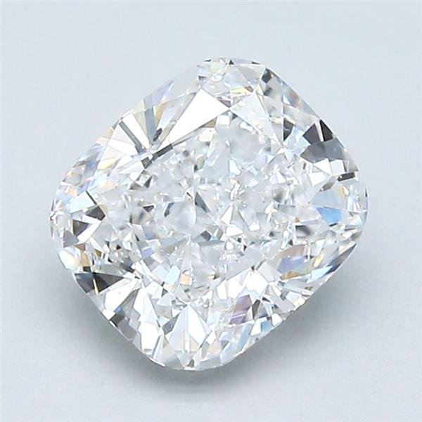1.57ct D VS2 Rare Carat Ideal Cut Cushion Diamond