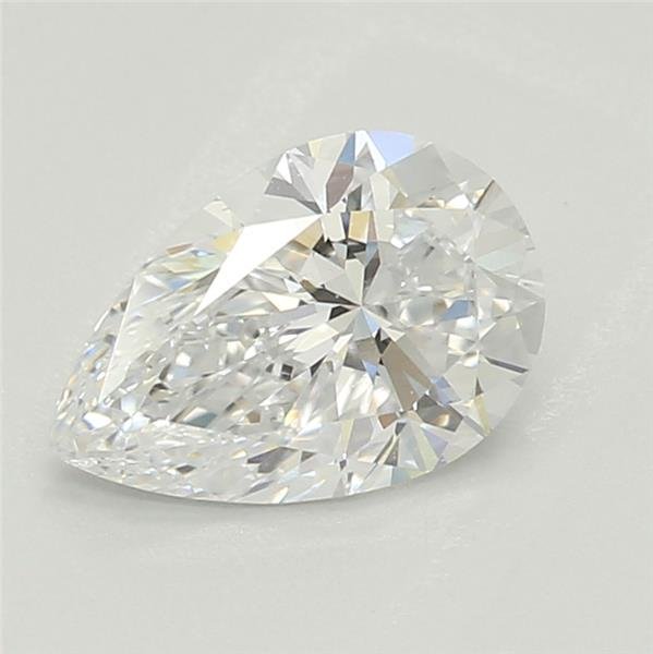 0.66ct E VS2 Rare Carat Ideal Cut Pear Lab Grown Diamond