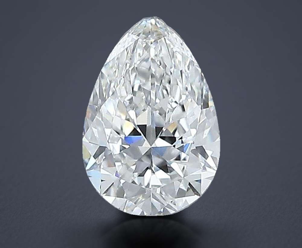 0.50 Carat Pear Natural Diamond