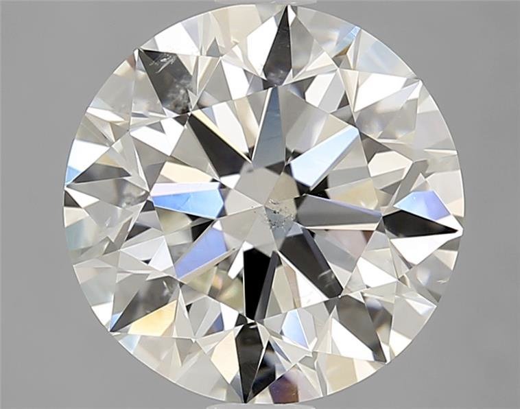 3.04ct J SI2 Excellent Cut Round Diamond